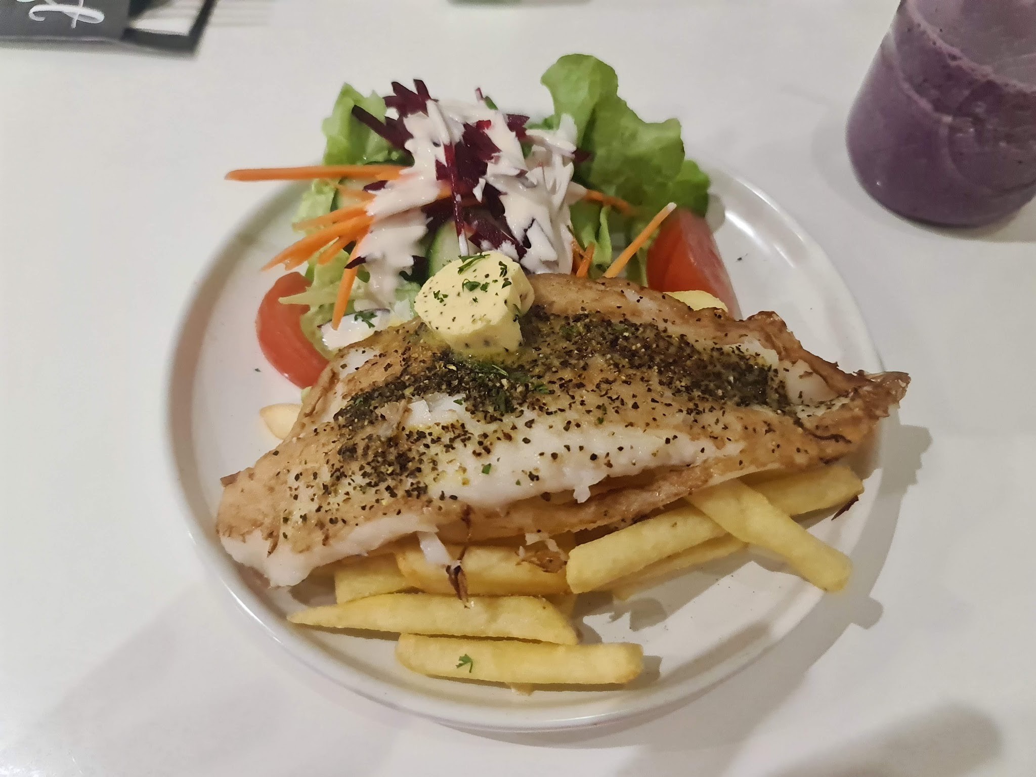 A plate served at T-Table Cafe, photographed by a customer